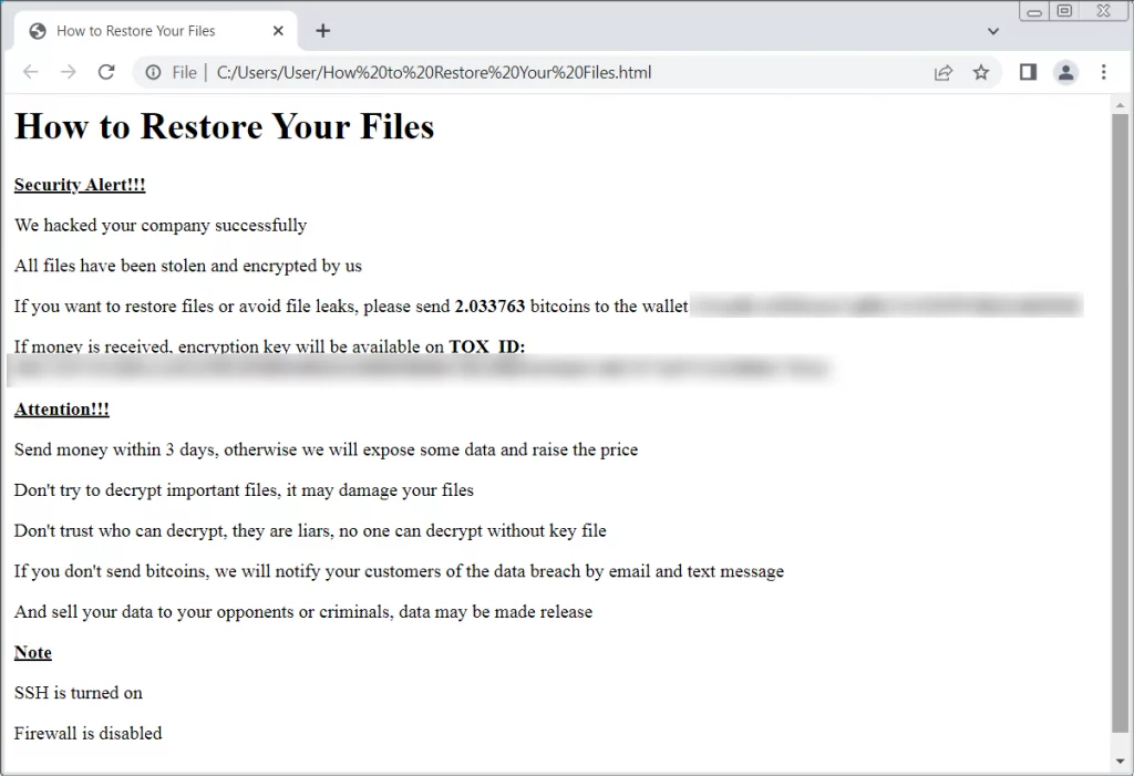 ESXiArgs ransom note - Hostatom Web Hosting - Hostatom Web Hosting