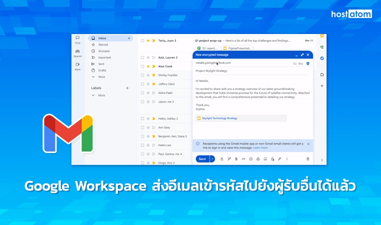 google workspace gmail e2ee