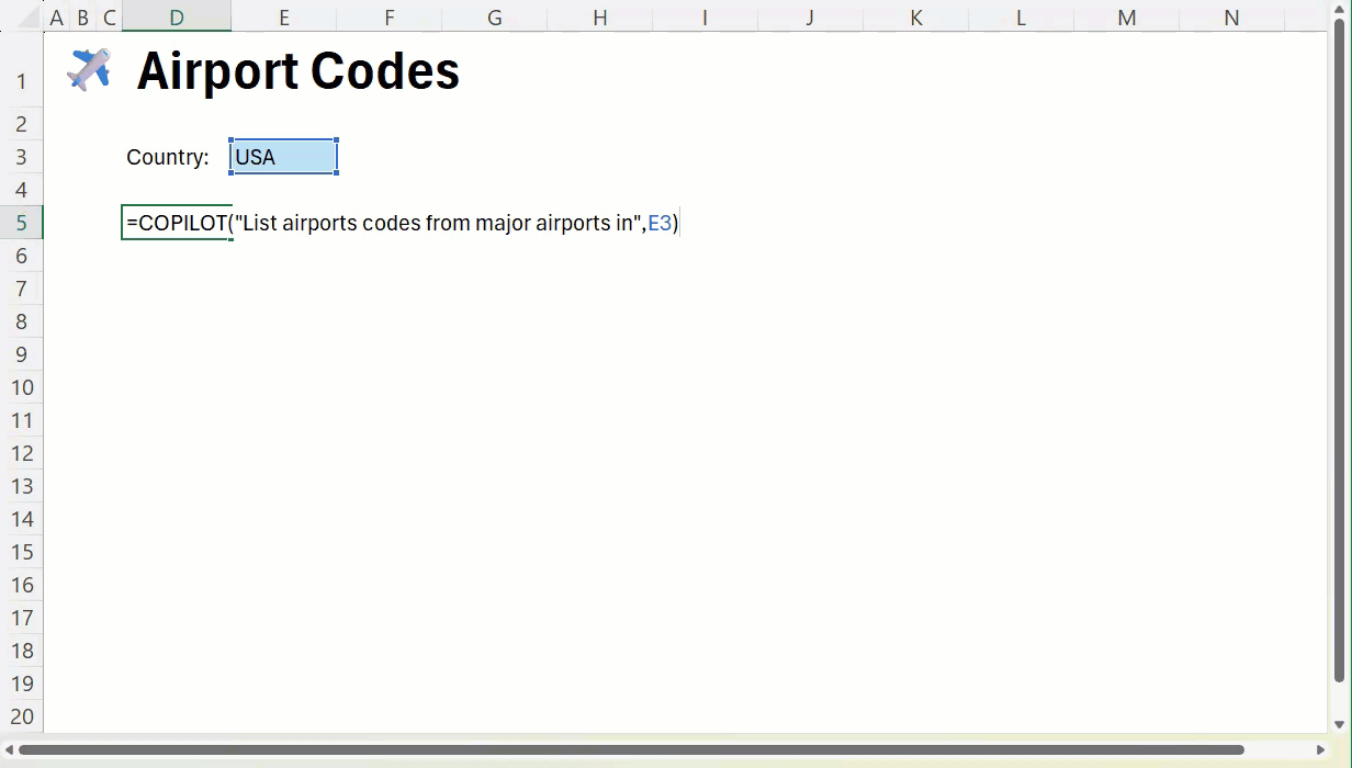 excel copilot