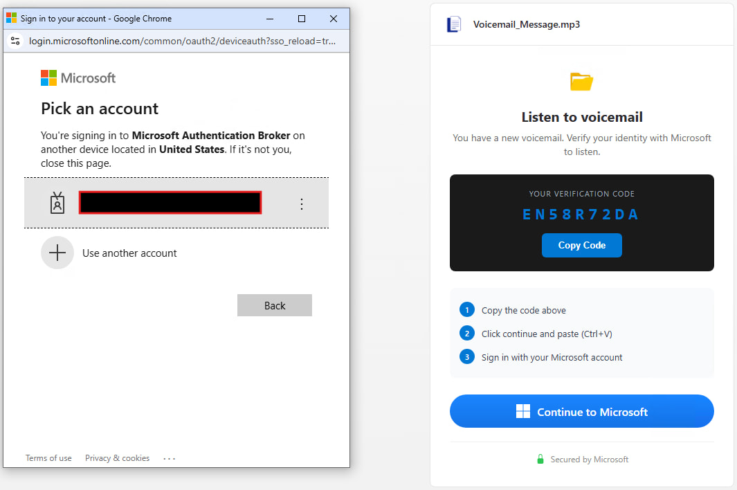 Tycoon2FA hijacks Microsoft 365 accounts via device-code phishing