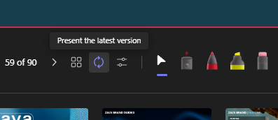 Stay in sync in PowerPoint Live