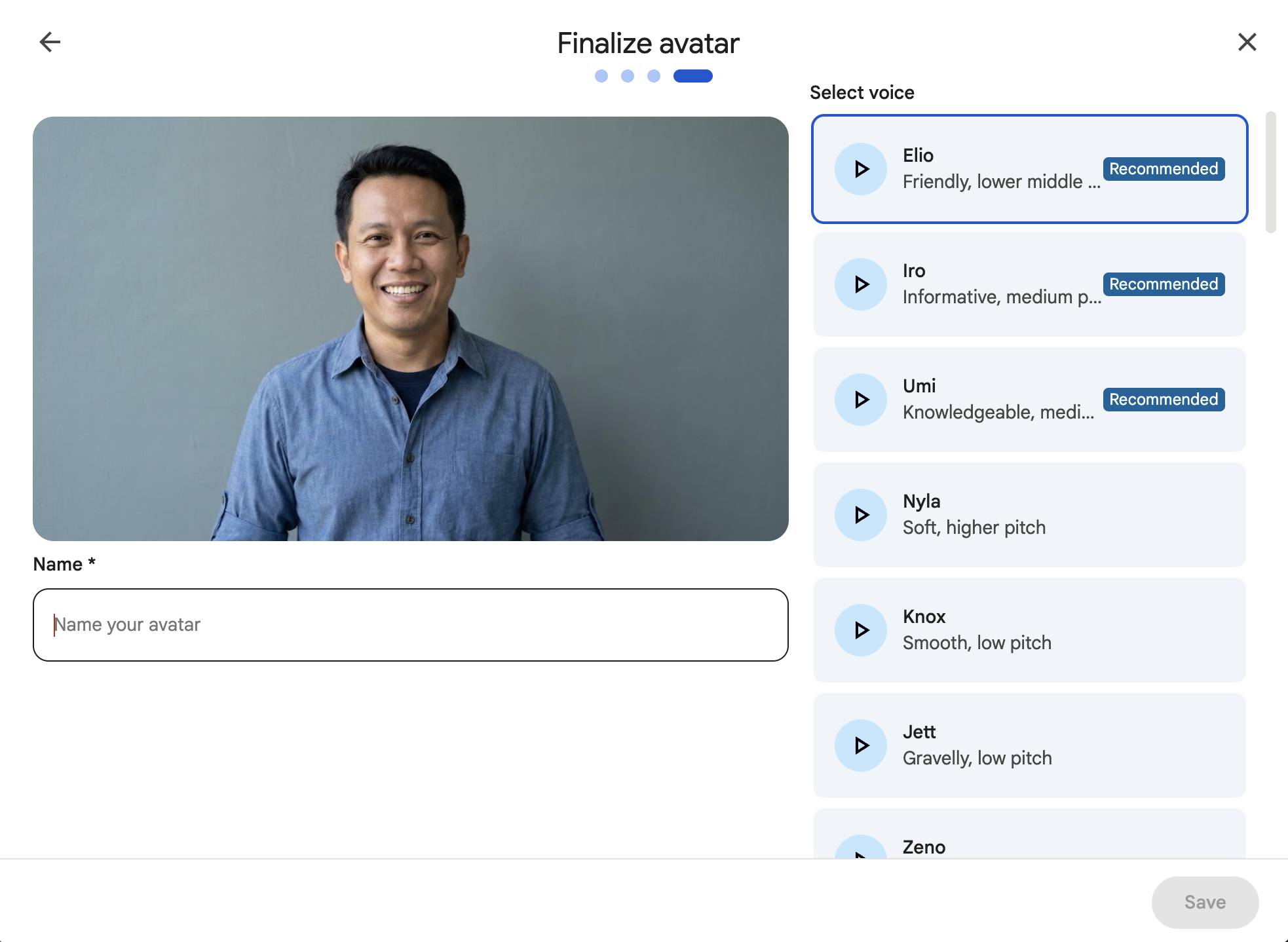 Enhanced AI avatar features and capabilities in Google Vids