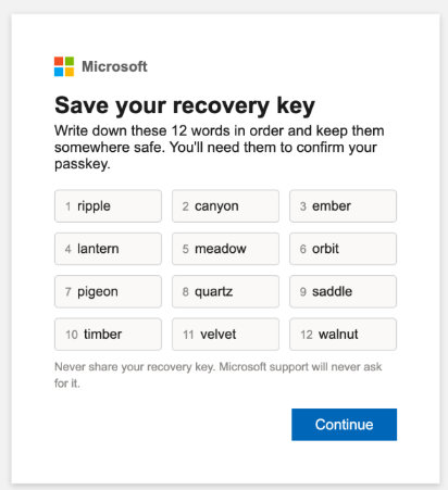 Entra passkey enrollment vishing targets Microsoft 365 users